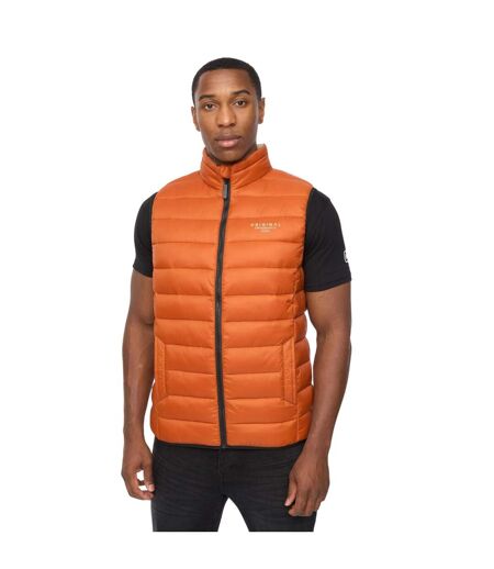 Doudoune Sans Manches Gattering Mve Homme Orange Brûlé Crosshatch
