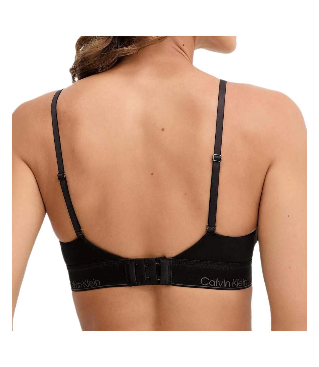 Soutien gorge noir femme calvin klein jeans lightly lined triang-2