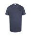 Ensemble de pyjama court d555 stansted homme denim chiné Duke-2