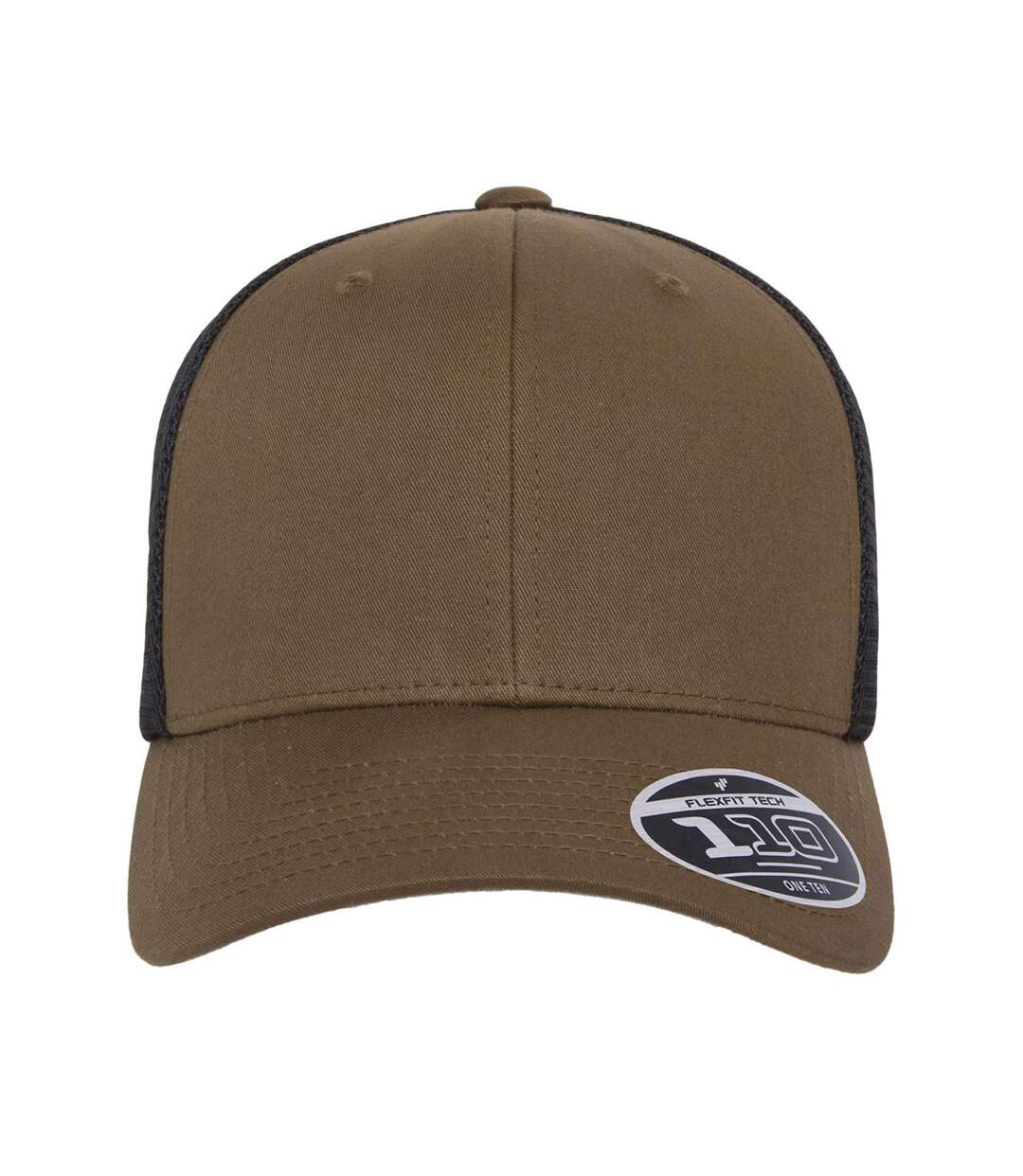 Casquette Trucker Olive Noir Flexfit-1