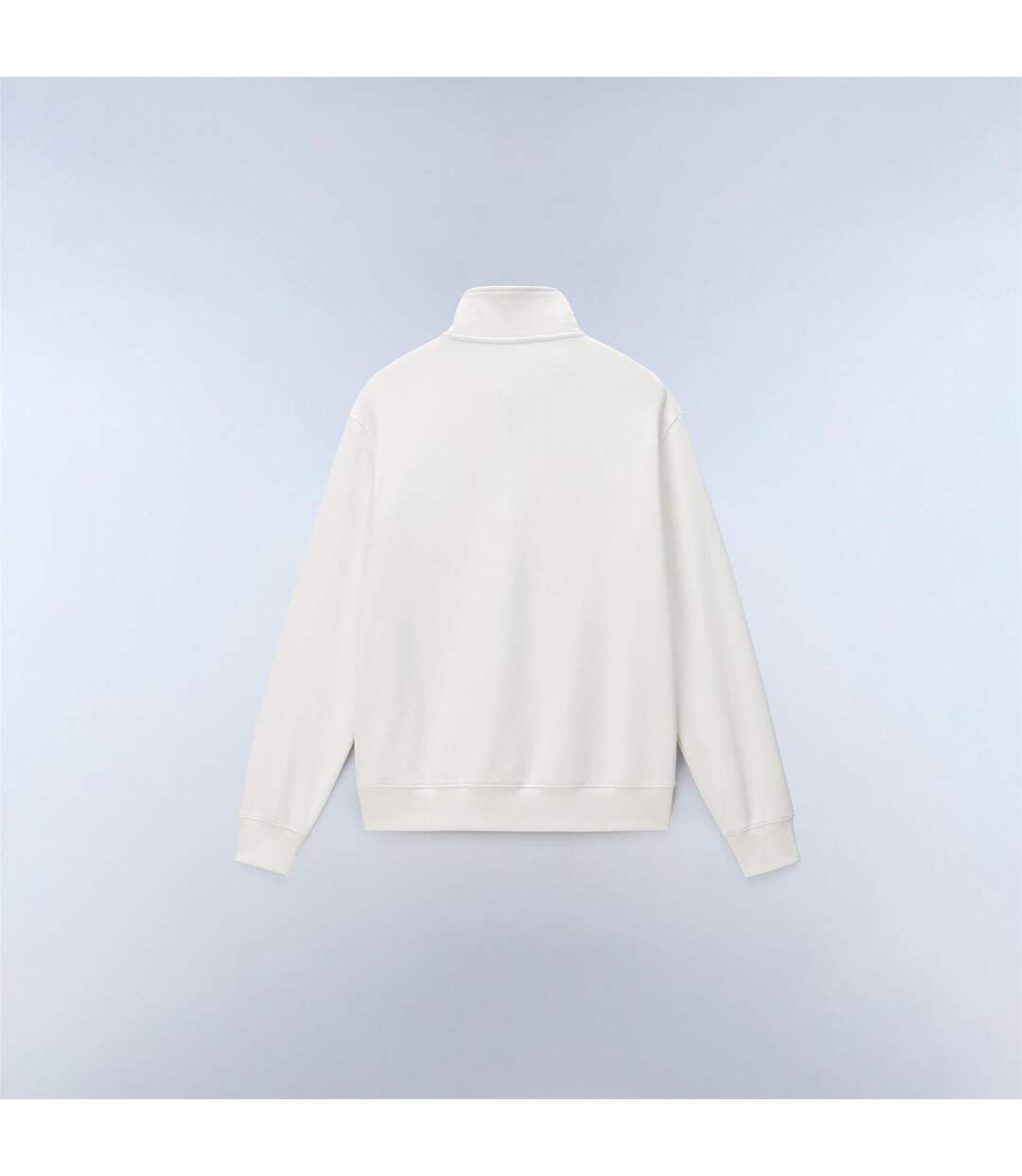 Mens Box Logo Sweatshirt White Napapijri-2