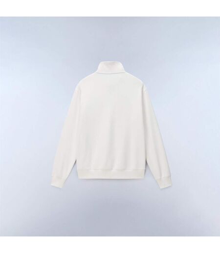 Mens Box Logo Sweatshirt White Napapijri