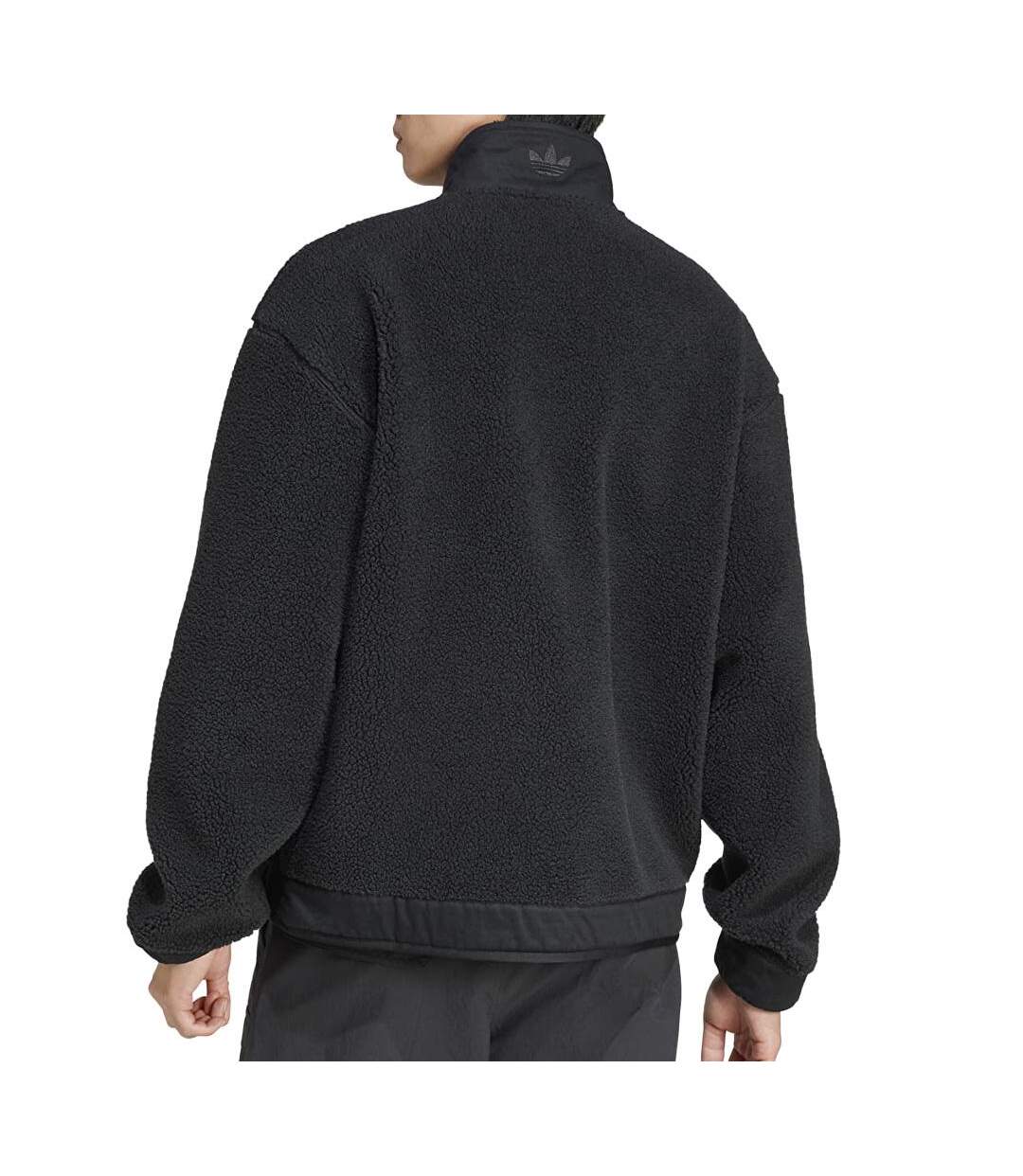 Sweat zippé noir homme adidas ess fz-2