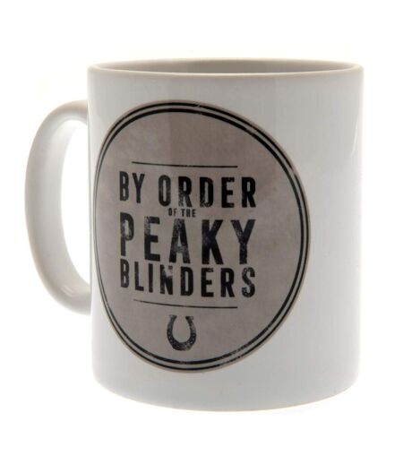 Peaky Blinders Logo Mug (White/Black) (One Size) - UTTA7799