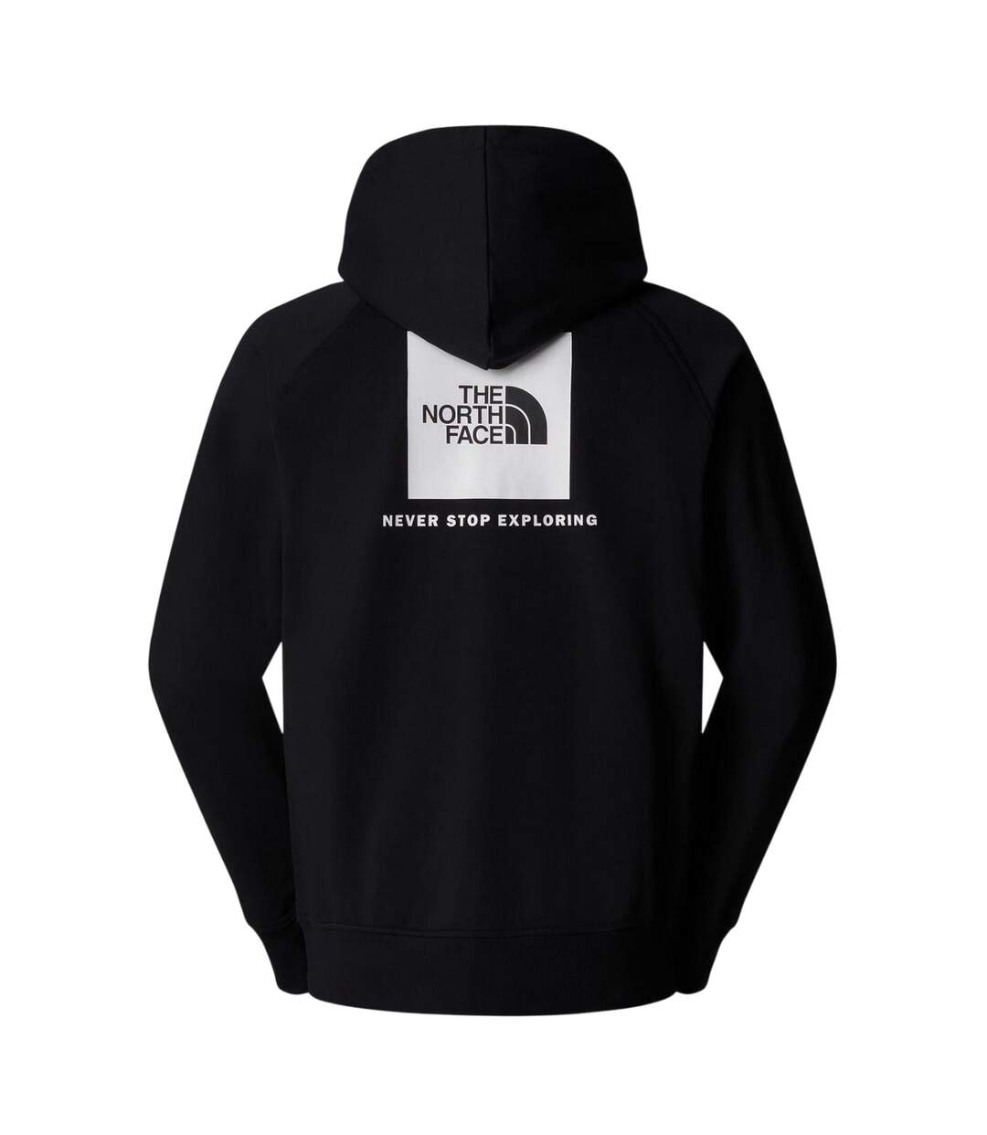 Mens Never Stop Exploring Cotton Pullover Hoodie Black The North Face-3
