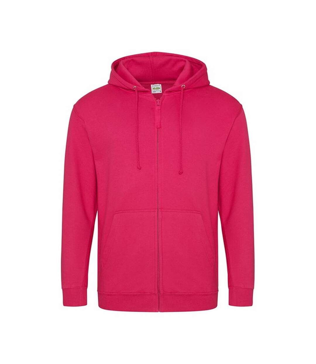 Sweatshirt à capuche et fermeture zippée homme rose Awdis-1