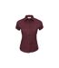 Russell Collection Womens/Ladies Easy-Care Fitted Short-Sleeved Shirt (Port) - UTPC5856