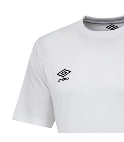 Umbro Mens Club Short-Sleeved Jersey (White)
