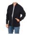 Men's jacket with zipper closure and adjustable drawstring bottom D01482