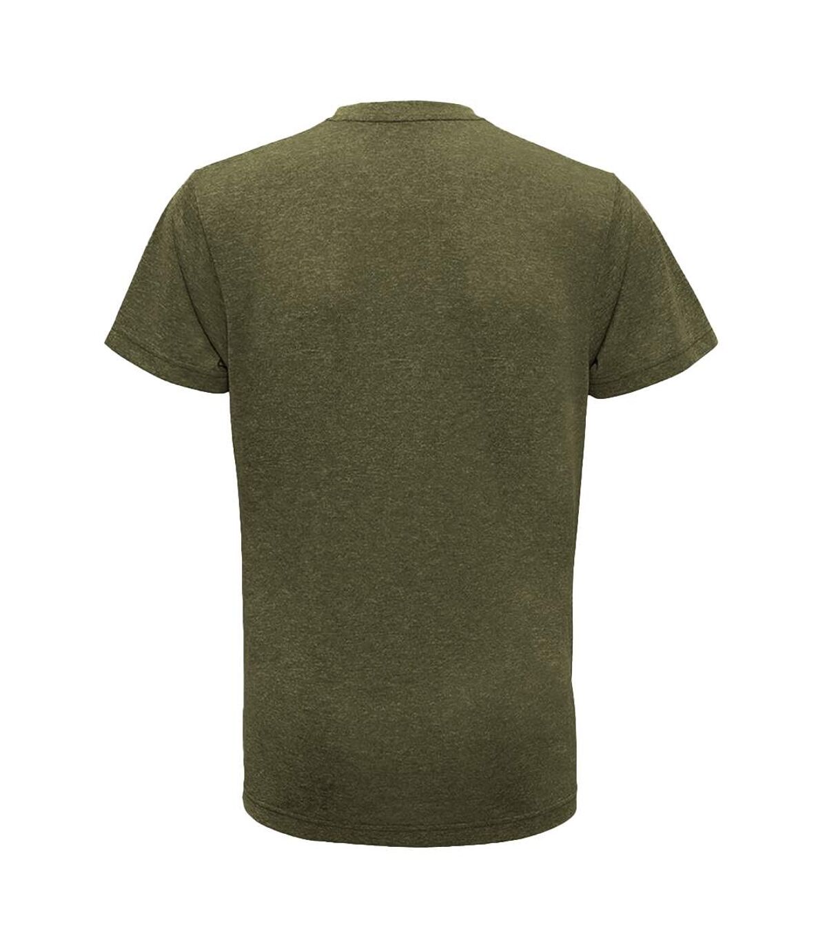 Tri Dri Mens Short Sleeve Lightweight Fitness T-Shirt (Olive/ Black Melange) - UTRW4798
