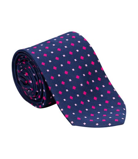 Supreme Products - Cravate de concours - Adulte (Bleu marine / Rose) (Taille unique) - UTBZ4717