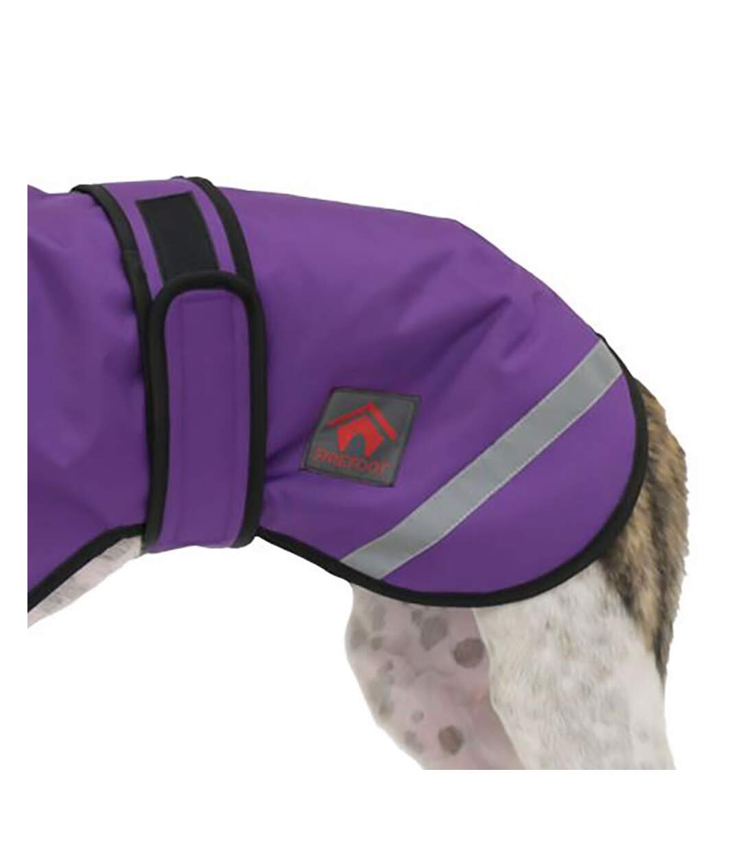 Sighthound fleece lined dog coat 56cm purple Firefoot-2