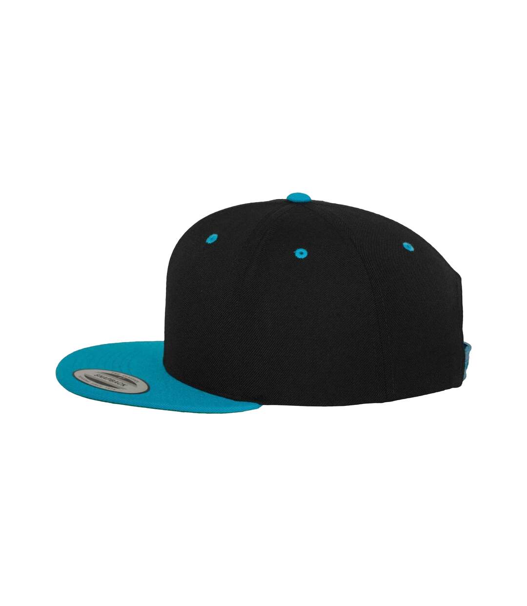 Classic Two Tone Cap Black Teal Flexfit-3