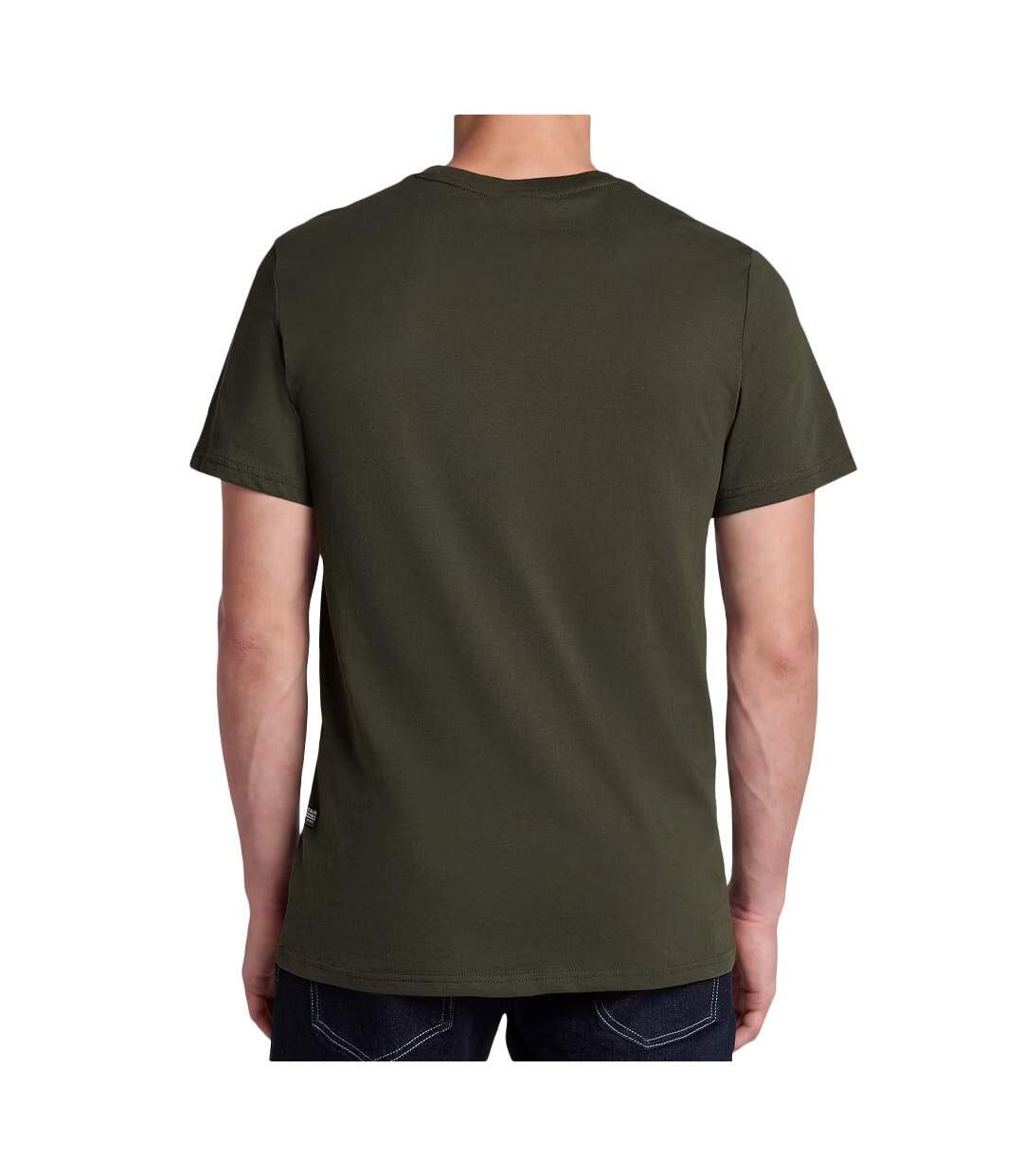 T-shirt kaki foncé homme g-star raw gd25950-2