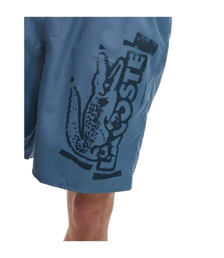 Short De Bain Motif/style Logo Homme Bleu Lacoste