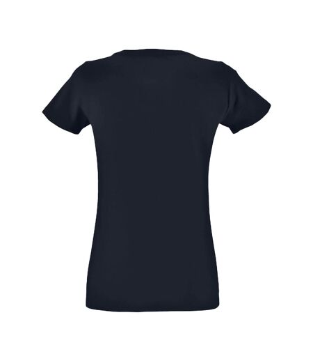 T-shirt Regent Femme Bleu Marine Français SOLS