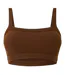 Haut Court Motif/style Uni Espresso Bralt Femme Marron Chocolat Grace Jacob-1