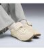 Mens King Suede Round Toe Shoes Alpine White Puma-3