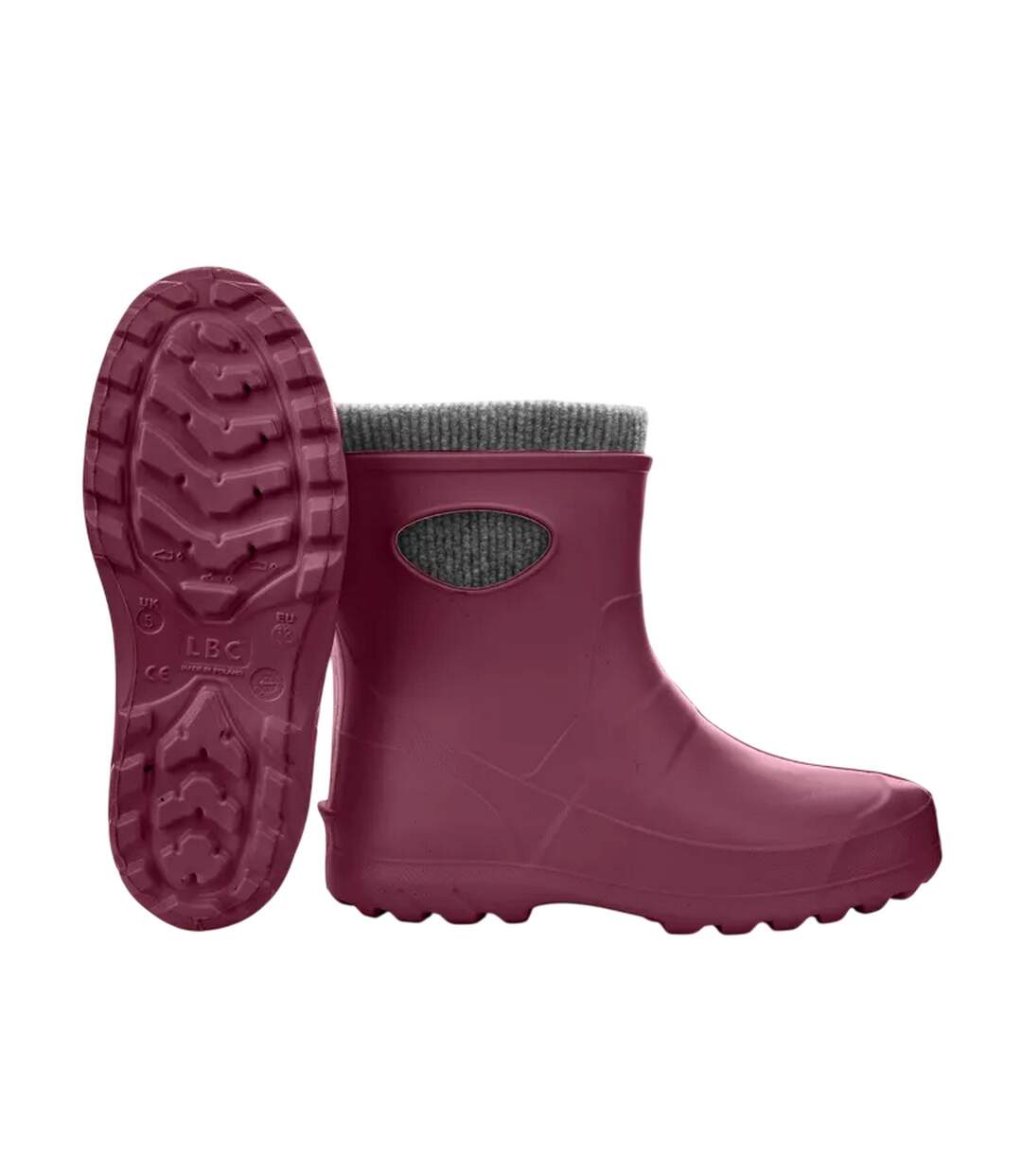 Bottines adulte bordeaux LBC-1