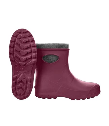 Bottines adulte bordeaux LBC