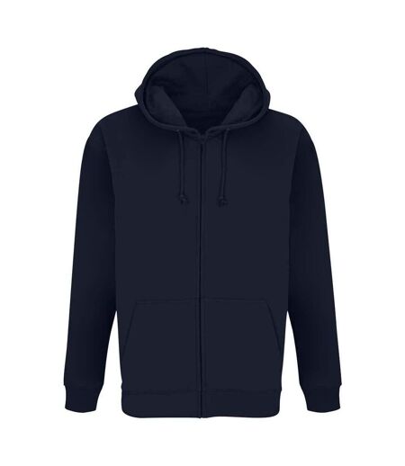 SOLS Unisex Adult Carter Full Zip Hoodie (French Navy)