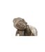 Statue Déco Bouddha 35cm Naturel & Argent-3