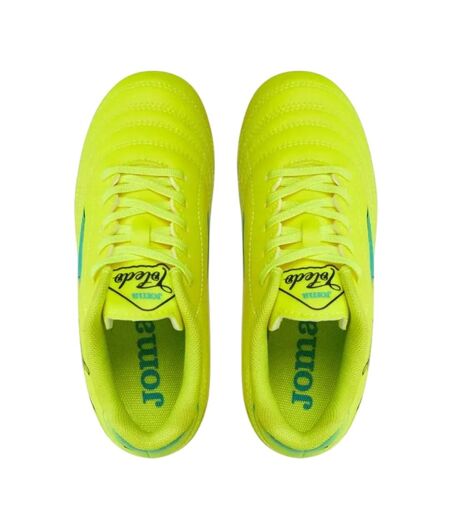 Childrens/kids Toledo Firm Ground Football Boots Yellow Joma