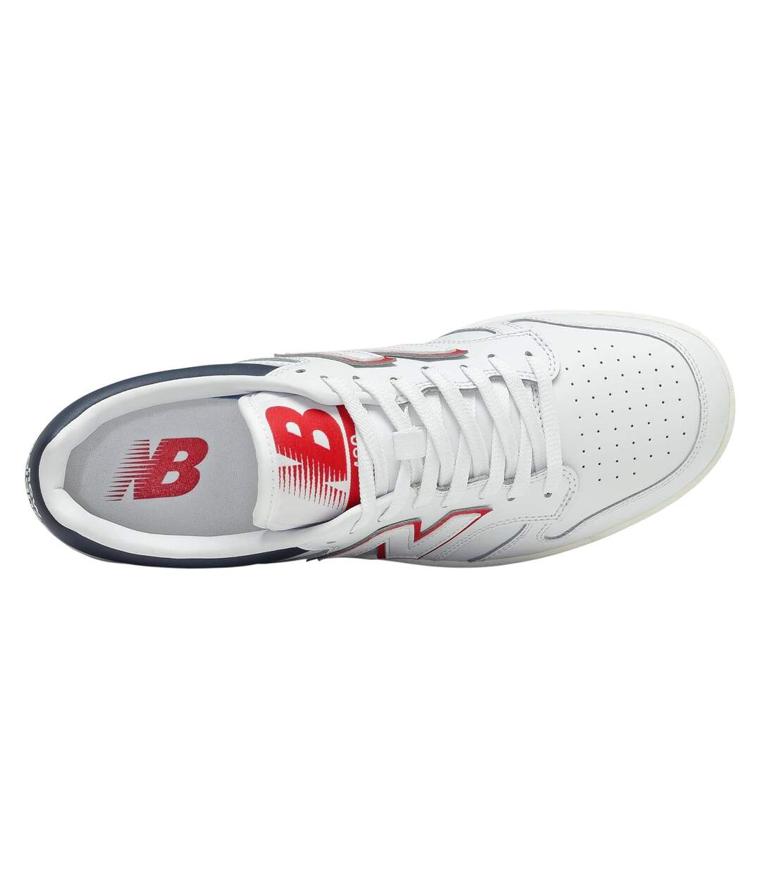 Mens Bb480 Flat Trainers White New Balance-4