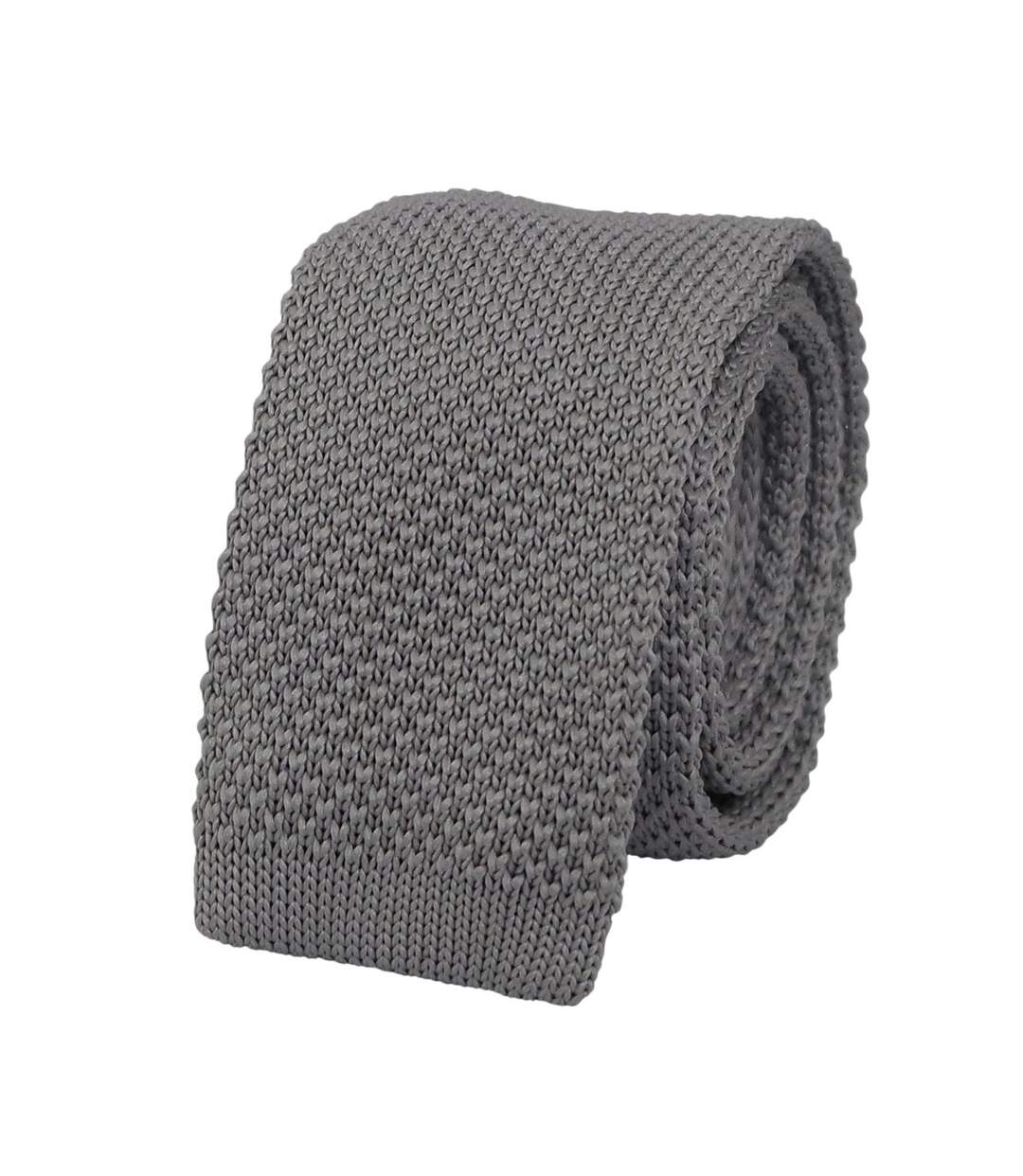 Cravate tricot uni-1