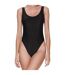 Maillot De Bain 1 Pièce Motif/style Logo Femme Noir Calvin Klein-3