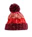 Bonnet Motif/style Tire-bouchon Rouge Bordeaux Beechfield-1