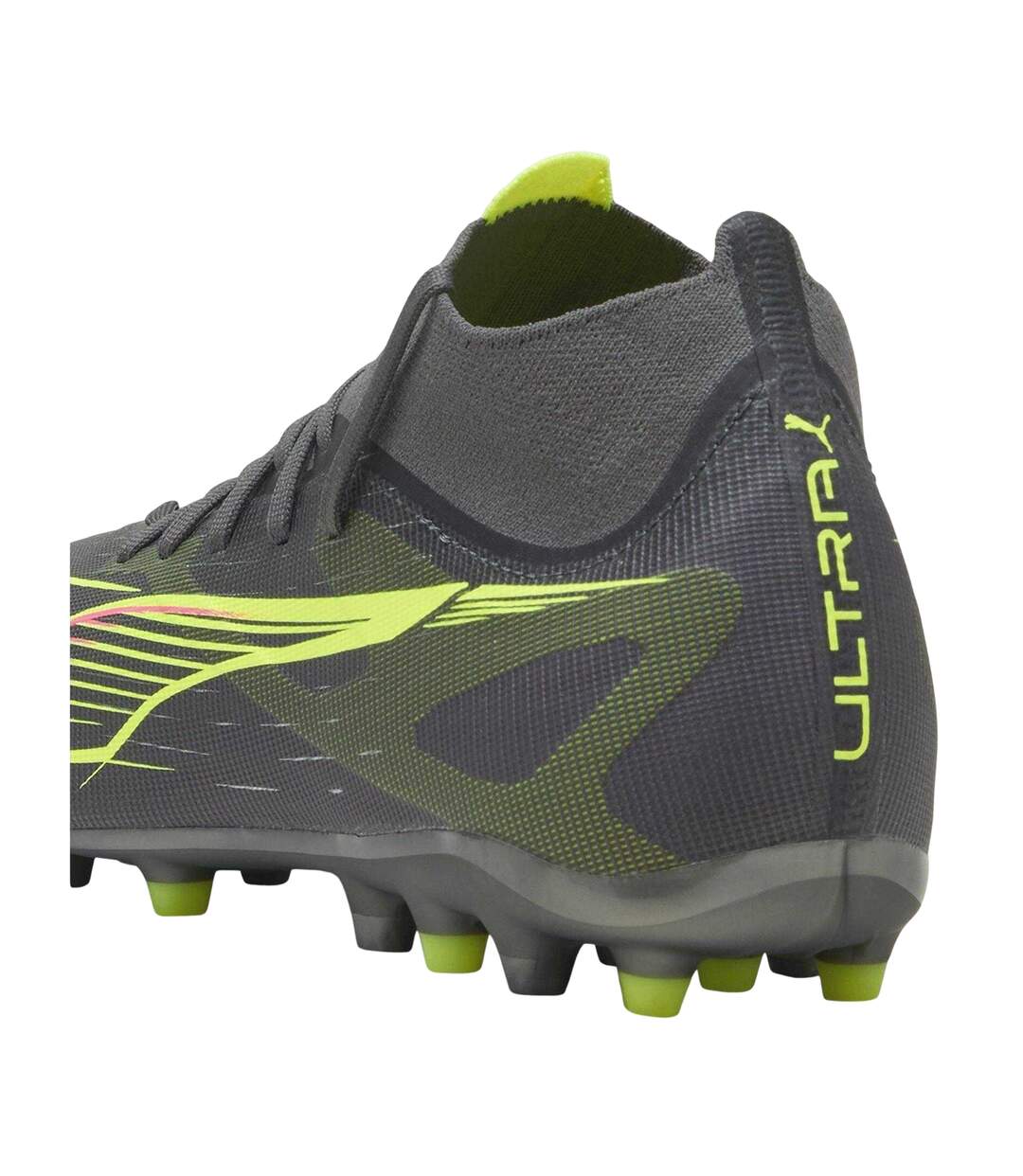 Mens Ultra 5 Match+ Firm Ground Football Boots Matted Silver Puma-2