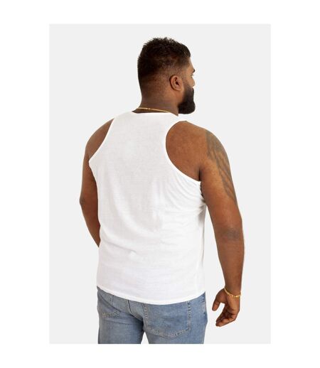 Duke Mens Fabio-1 Muscle Vest (White)
