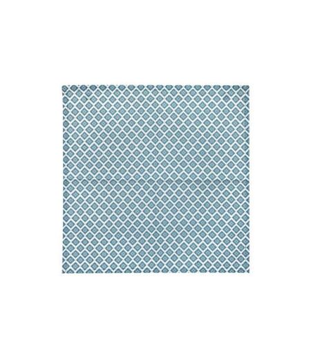 Lot de 4 Serviettes de Table Tikal 40x40cm Bleu