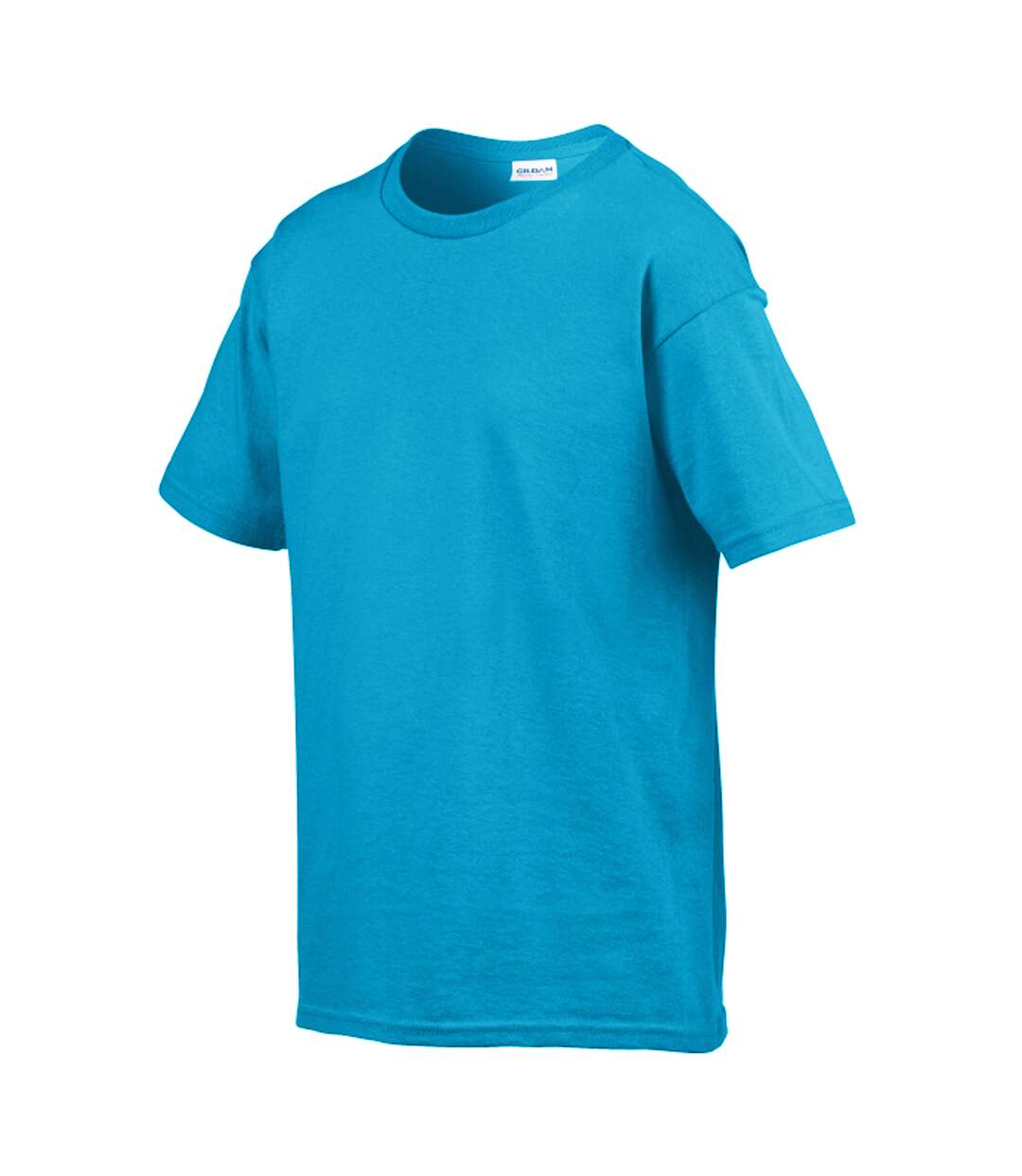 T-shirt softstyle homme bleu caraïbe Gildan