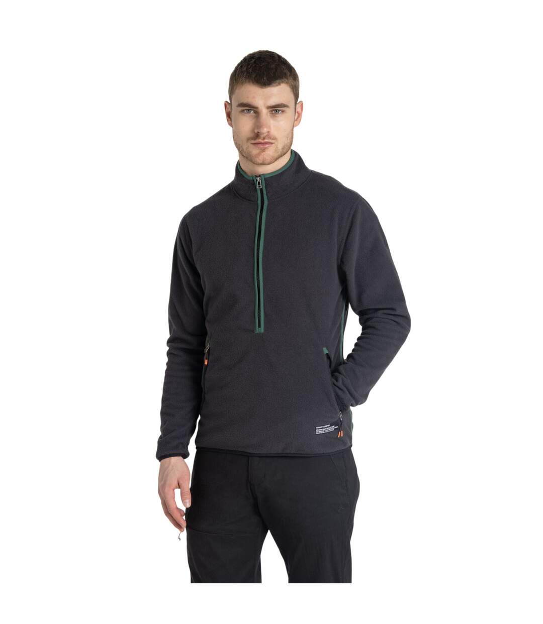 Mens fleece black pepper Craghoppers-3