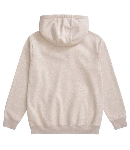 Womens/ladies maya full zip hoodie light beige Animal