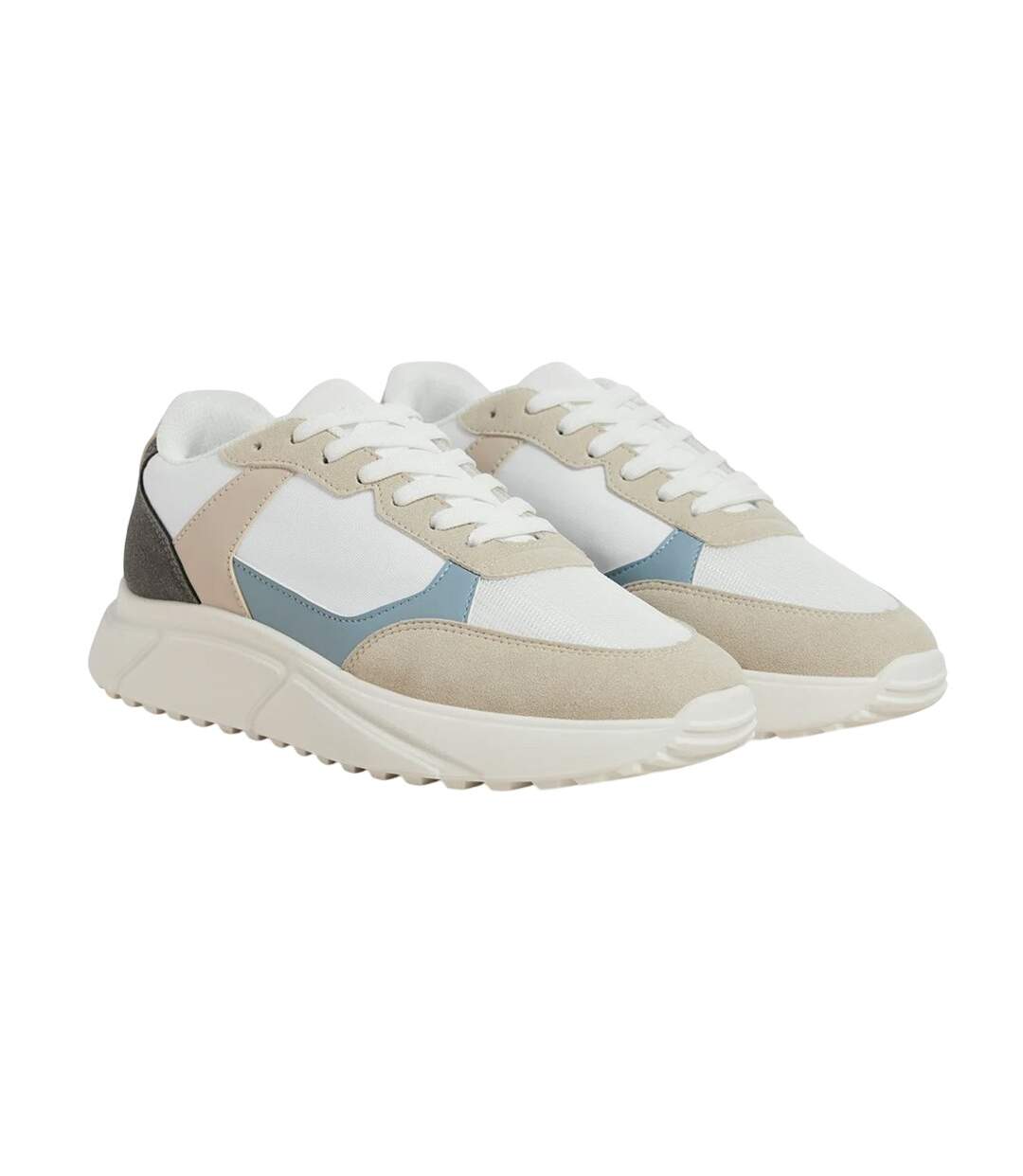 Mens aspire runner trainers moonbeam/citadel blue Jack And Jones-1