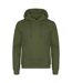 Sweat À Capuche Miami Adulte Vert Militaire Clique-1