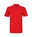 Asquith & Fox Mens Plain Short Sleeve Polo Shirt (Red) - UTRW3471