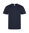 Just Cool Mens Performance Plain T-Shirt (French Navy)