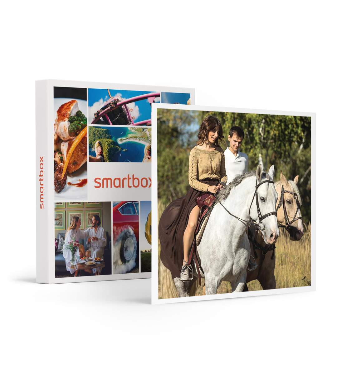 Séjour de 2 jours avec petit-déjeuner et balade à cheval en France en duo - SMARTBOX - Coffret Cadeau Séjour-1