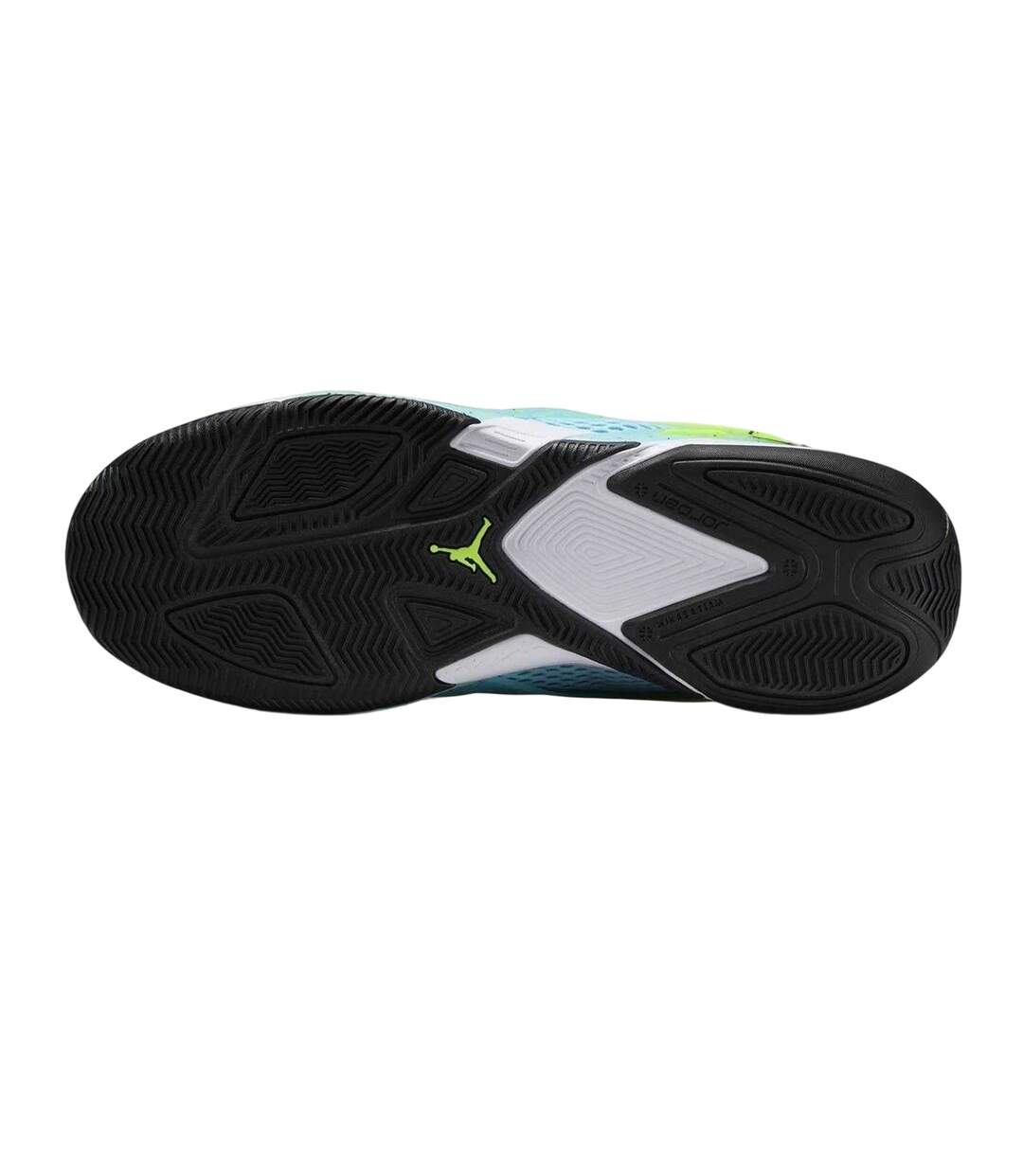 Mens Jordan Speckle Basketball Shoes Blue Black Lime Nike-4