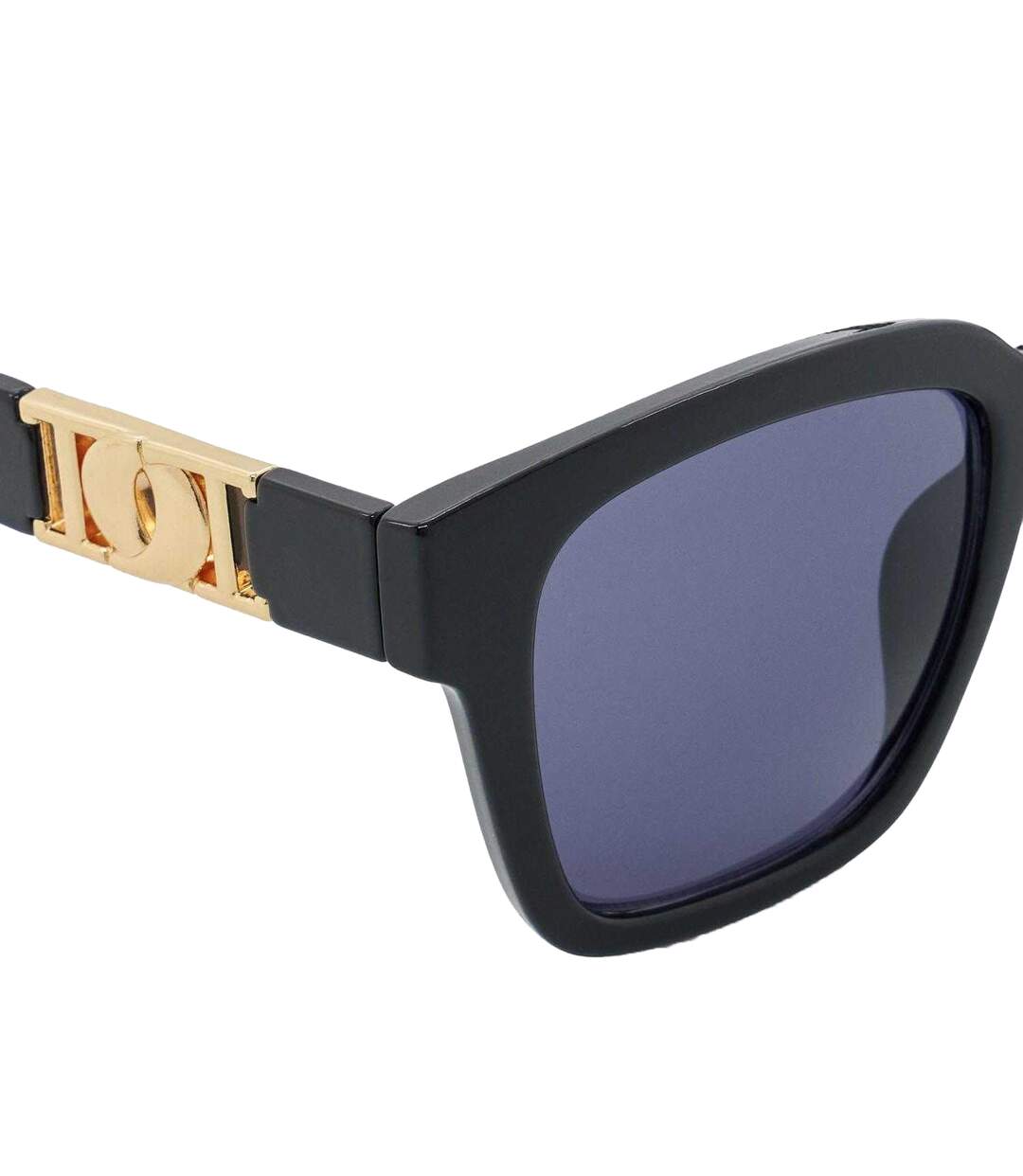 Gennoa Oversized Monogram Sunglasses One Size Black Blue Dune London-4