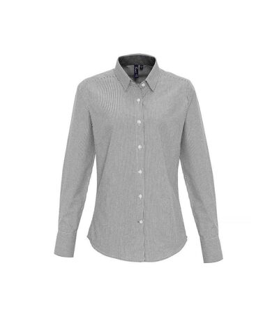 Chemise formelle femme blanc / gris Premier