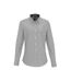 Chemise formelle femme blanc / gris Premier-1