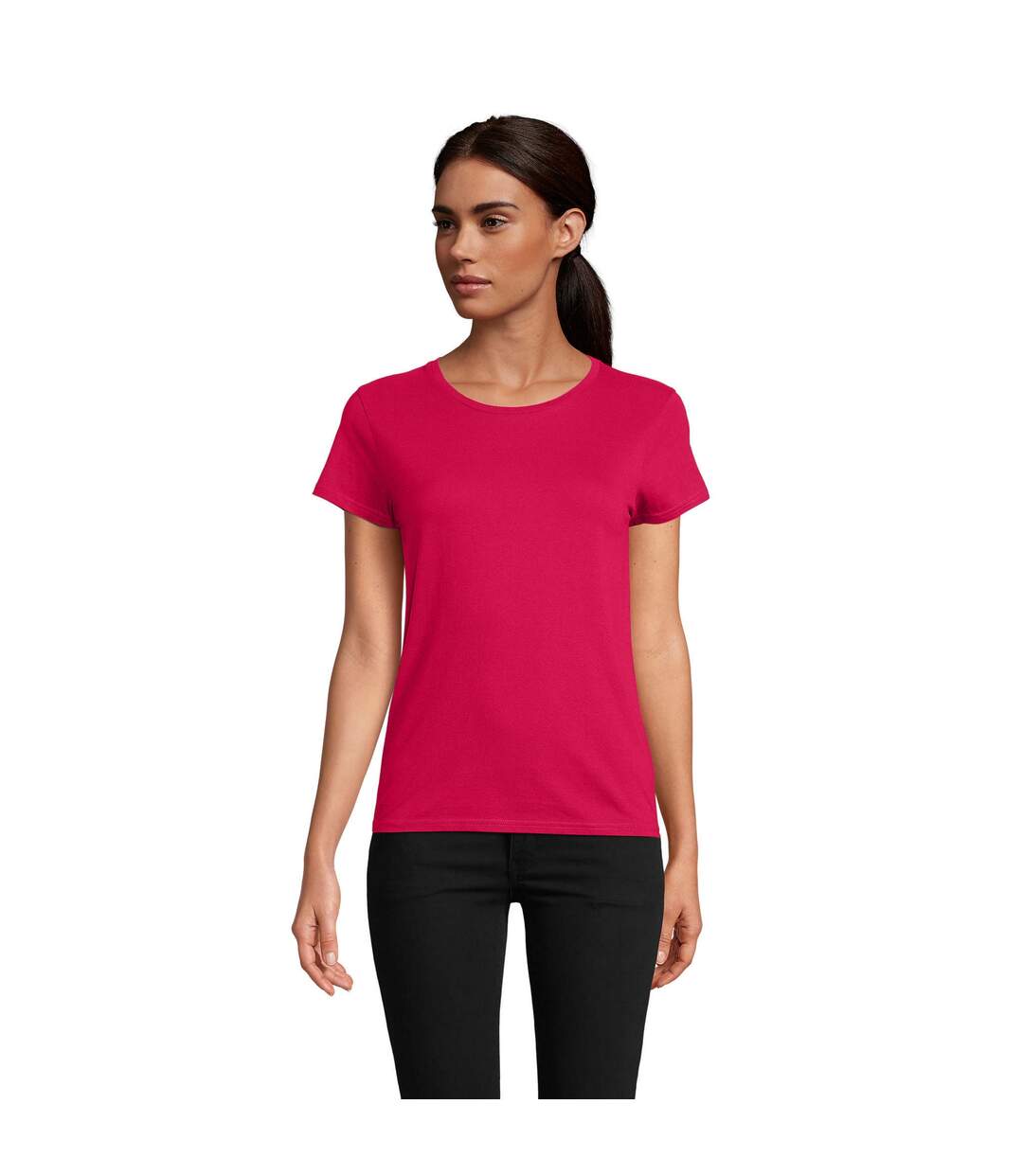 T-shirt Pioneer Femme Fuchsia SOLS-2