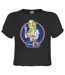 Womens/ladies Enema Of The State Blink 182 Crop Top Charcoal Amplified-1