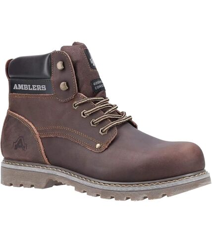 Amblers Dorking Mens Casual Leather Boot / Mens Boots / Mens Boots (Brown Crazy Horse) - UTFS1053