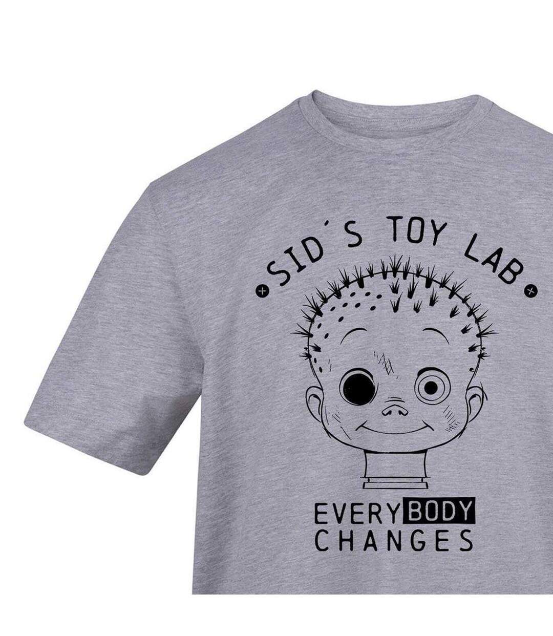 Unisex Adult Sid´s Toy Lab Graphic Print T-shirt White Toy Story-3